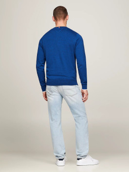 náhled Tommy Hilfiger pánský modrý svetr