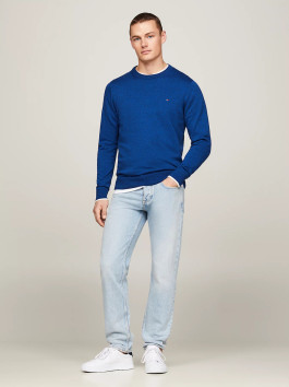 náhled Tommy Hilfiger pánský modrý svetr