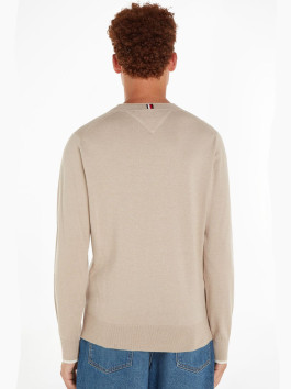 náhled Tommy Hilfiger pánský béžový svetr