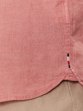 náhled Tommy Hilfiger pánská lněná růžová košile