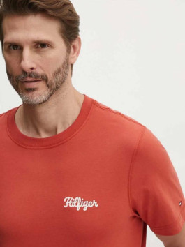 náhled Tommy Hilfiger pánské cihlové tričko