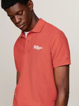 náhled Tommy Hilfiger pánské cihlové polo triko