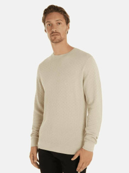 náhled Tommy Hilfiger pánský béžový svetr