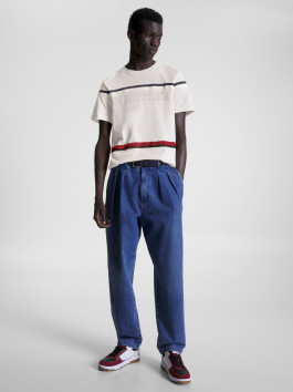 náhled Tommy Hilfiger pánské krémové tričko