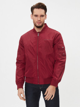 náhled Tommy Hilfiger pánská vínová bunda