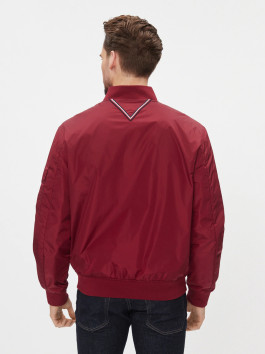náhled Tommy Hilfiger pánská vínová bunda