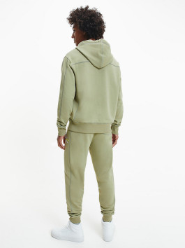 náhled Calvin Klein pánská olivově zelená mikina