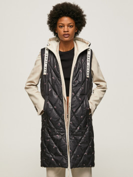 náhled Pepe Jeans dámská černo-béžová Rosen vesta