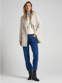 náhled Pepe Jeans dámský krémový kabát