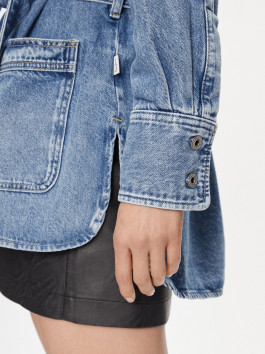náhled Pepe Jeans dámská modrá džínová bunda