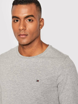 náhled Tommy Hilfiger pánské šedé triko s dlouhým rukávem