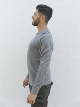 náhled Tommy Hilfiger pánský šedý svetr