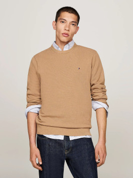 náhled Tommy Hilfiger pánský béžový svetr
