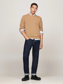 náhled Tommy Hilfiger pánský béžový svetr