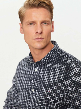 náhled Tommy Hilfiger pánská modrá košile Poplin