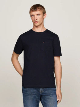 náhled Tommy Hilfiger pánské tmavě modré tričko