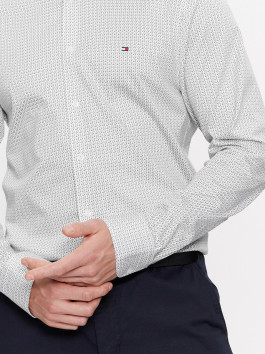 náhled Tommy Hilfiger pánská bílá vzorovaná košile