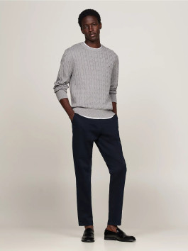 náhled Tommy Hilfiger pánský šedý svetr