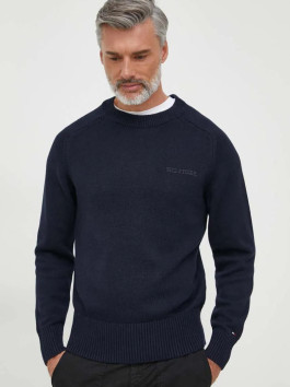 náhled Tommy Hilfiger pánský tmavě modrý svetr