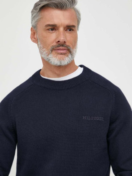 náhled Tommy Hilfiger pánský tmavě modrý svetr