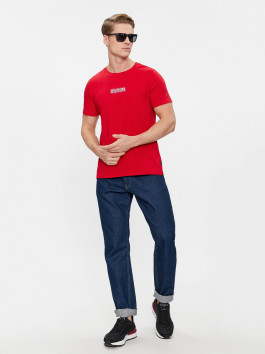 náhled Tommy Hilfiger pánské červené tričko