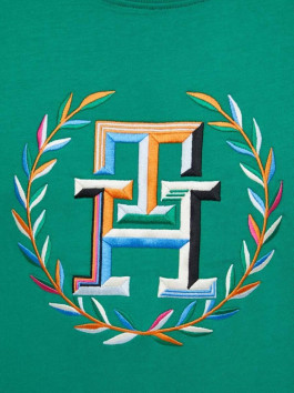 náhled Tommy Hilfiger pánské zelené tričko Laurel