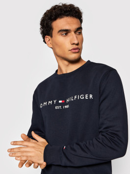 náhled Tommy Hilfiger pánská tmavě modrá mikina Logo