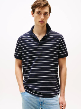 náhled Tommy Hilfiger pánské tmavě modré polo tričko
