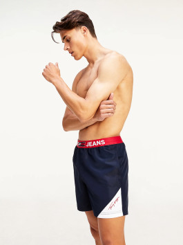 náhled Tommy Jeans pánské tmavě modré plavky SF MEDIUM DRAWSTRING