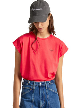 náhled Pepe Jeans dámské červené tričko BLOOM