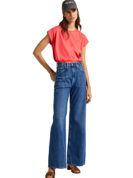 náhled Pepe Jeans dámské červené tričko BLOOM