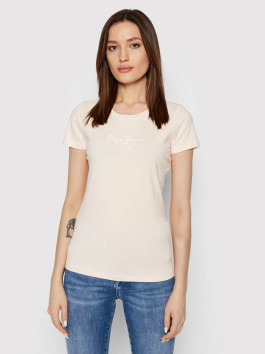 náhled Pepe Jeans dámské pudrové tričko NEW VIRGINIA