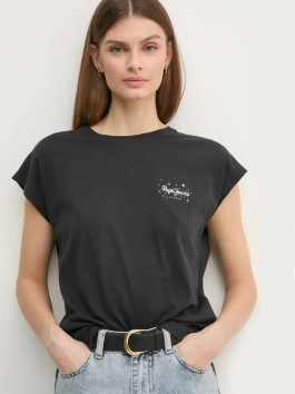 náhled Pepe Jeans dámské černé tričko LORENA