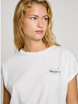 náhled Pepe Jeans dámské bílé tričko LORENA