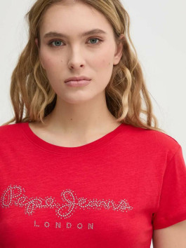 náhled Pepe Jeans dámské červené tričko