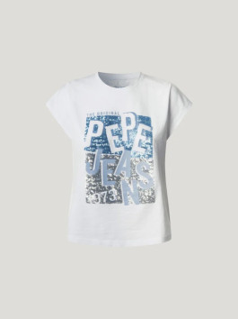 náhled Pepe Jeans dámské bílé tričko