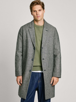 náhled Pepe Jeans pánský šedý kabát