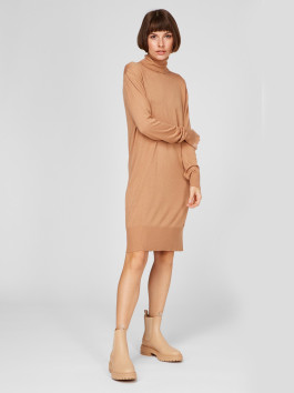 náhled Pepe Jeans dámské béžové pletené šaty