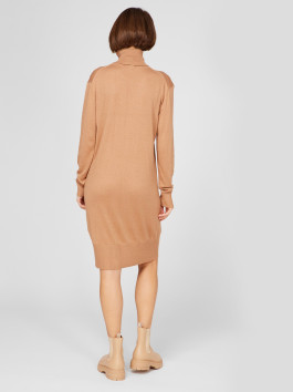 náhled Pepe Jeans dámské béžové pletené šaty