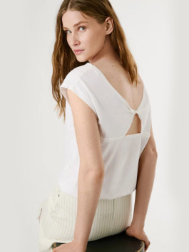 náhled Pepe Jeans dámské bílé tričko Alice
