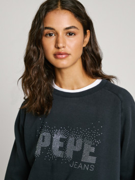 náhled Pepe Jeans dámská černá mikina LUNA