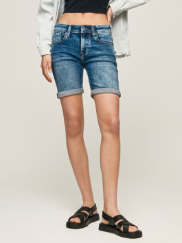 náhled Pepe Jeans dámské modré džínové šortky