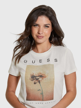 náhled Guess dámské bílé tričko