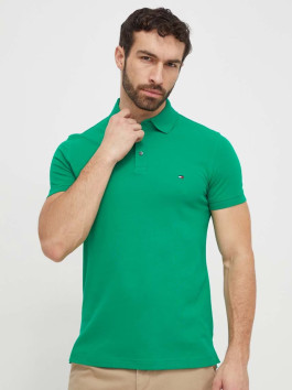 náhled Tommy Hilfiger pánské zelené polo tričko