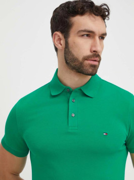 náhled Tommy Hilfiger pánské zelené polo tričko