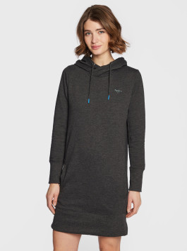 náhled Pepe Jeans dámské černé mikinové šaty GISELA