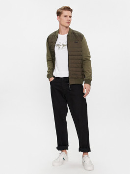 náhled Pepe Jeans khaki pánská mikina na zip REDDITCH