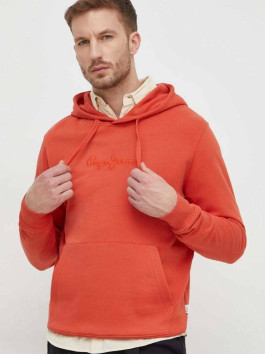 náhled Pepe Jeans pánská oranžová mikina JOE