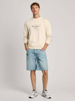 náhled Pepe Jeans pánská béžová mikina Simon