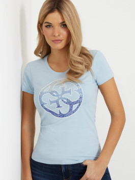 náhled Guess dámské modré tričko